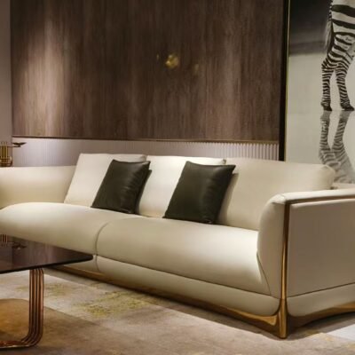 Three seater modular sofa 2600mm standard lounge configuration living room hotel hospitality furniture primary seating residential commercial