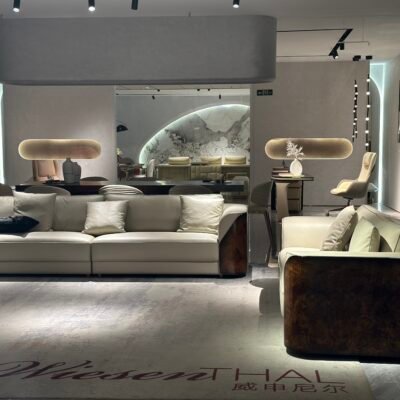 Multi-unit genuine leather sofa collection configurations from 134cm to 302cm with wooden leg