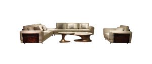 Wood Grain Matte Finish Corner Sofa Set 1 s837 scaled e1772596796577