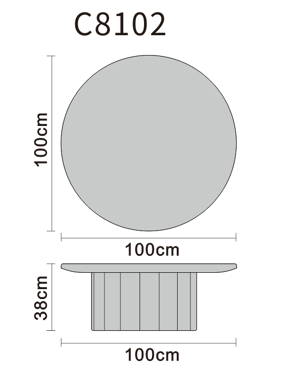 Coffee table line art on white background