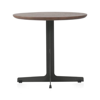 Coffee table in oreo grey marble finish, front view
