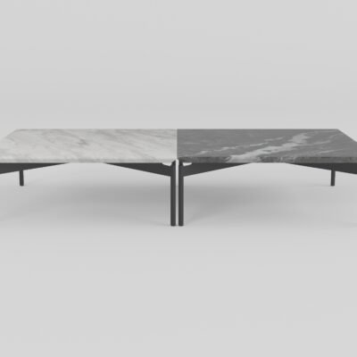 Coffee table in SY22103 finish, front view