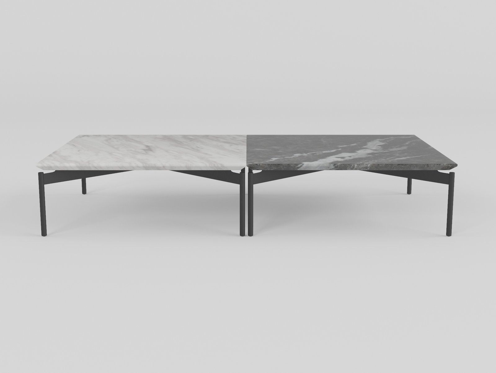 Coffee table in SY22103 finish, front view