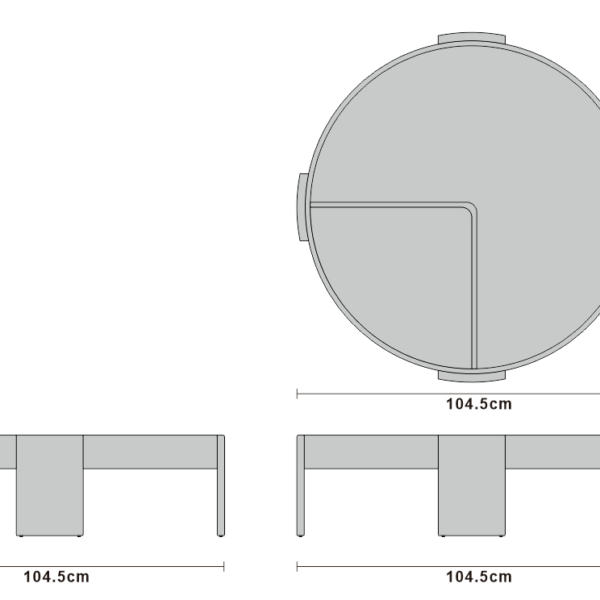 Coffee table studio rendering