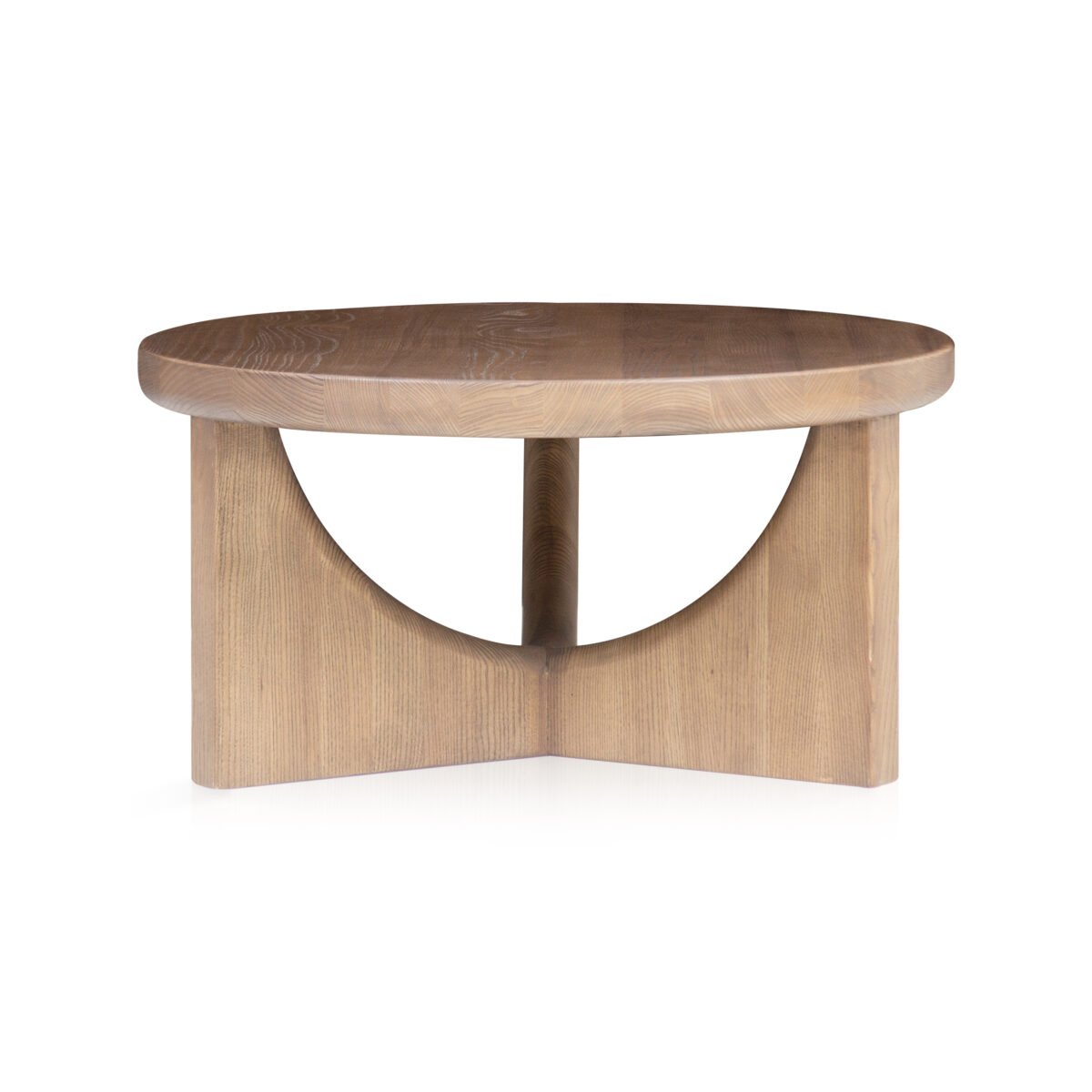 Large coffee table side view