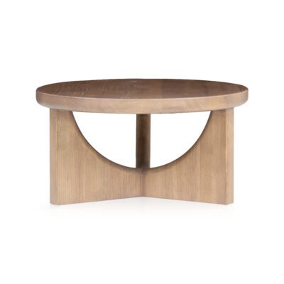 Large coffee table side view