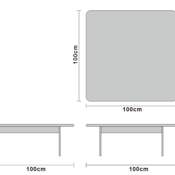 Coffee table studio rendering