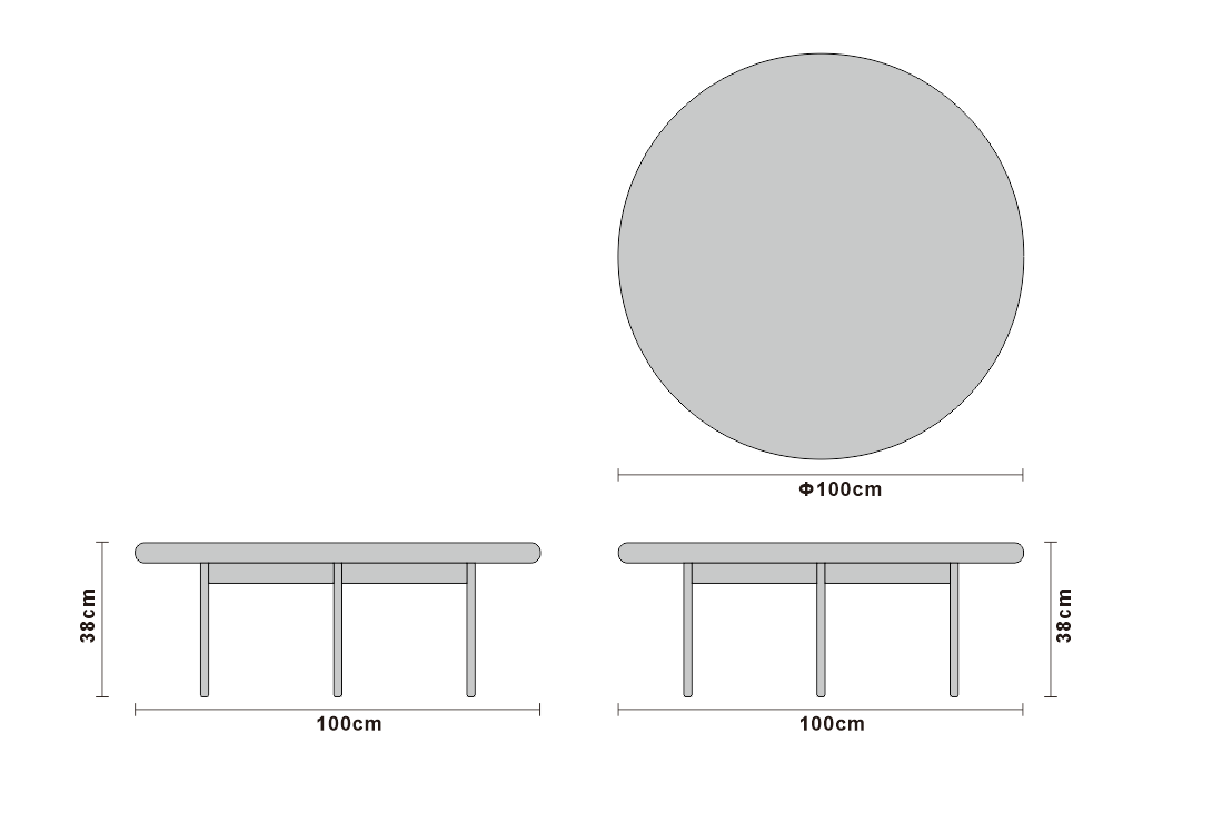 Coffee table line art on white background