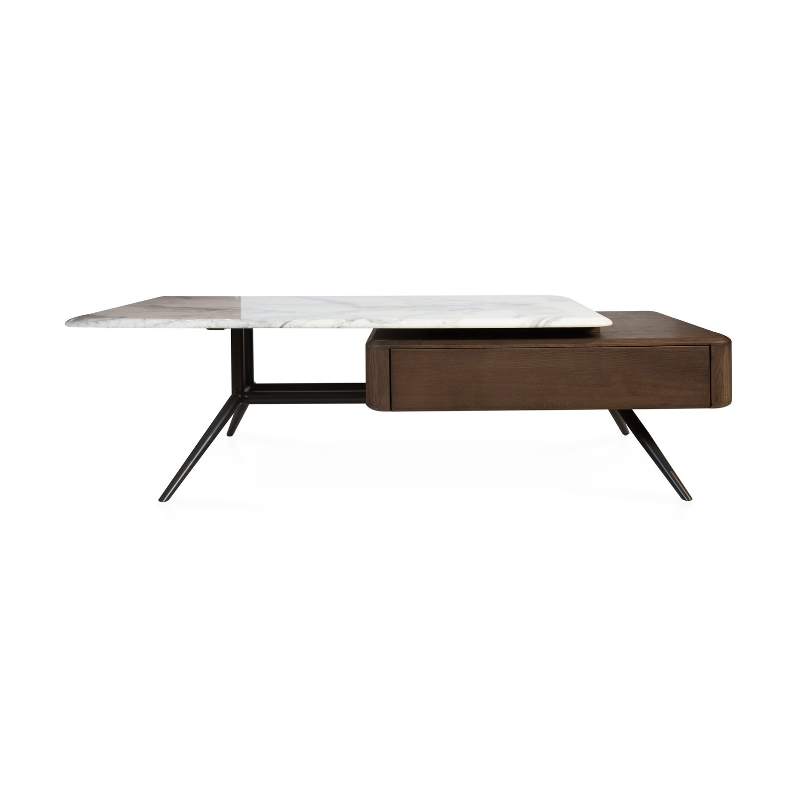 Coffee table in auspicious cloud finish, front view