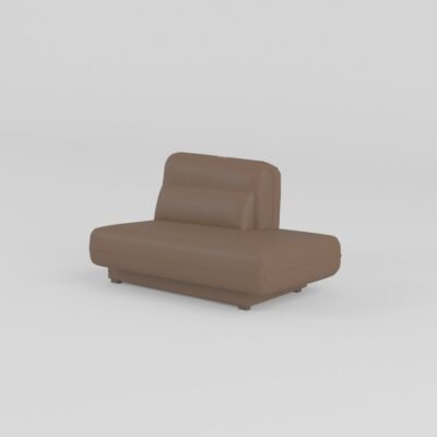 leather sofa set corner unit mocha cowhide ash wood nailed frame 1080mm contract
