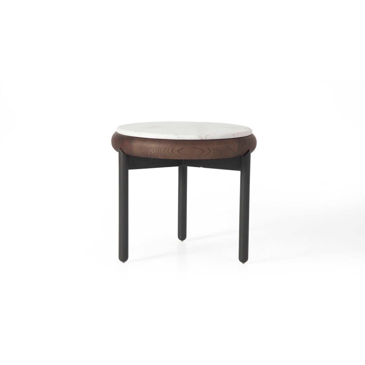Small coffee table line art on white background