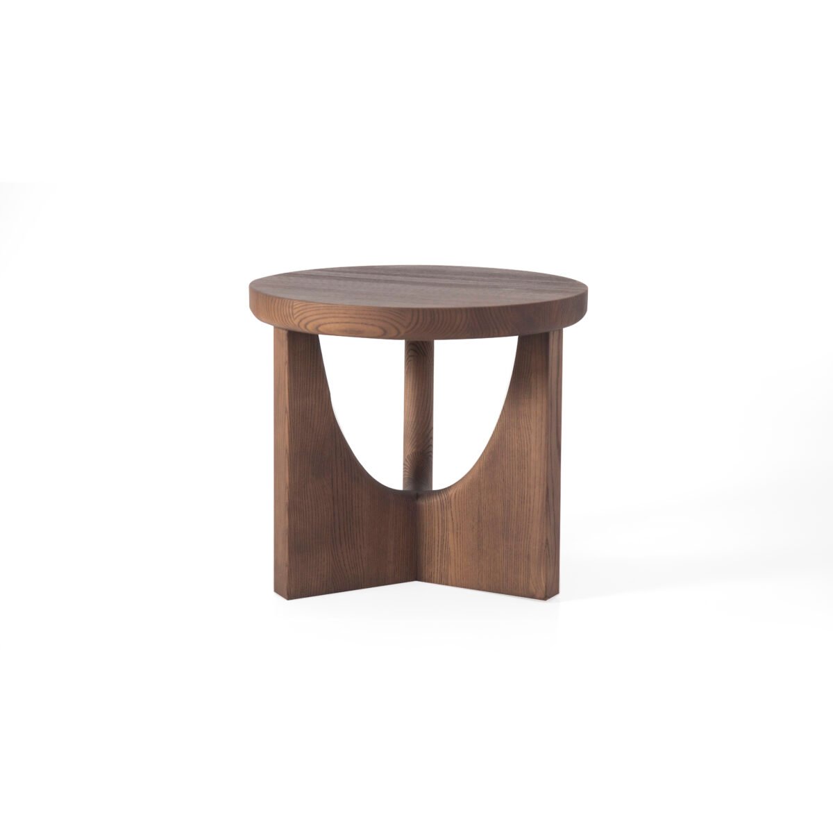 Small coffee table line art on white background
