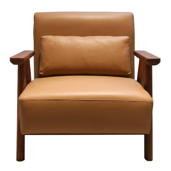 Curved Leisure Chair Front View Leisure chair front view, ergonomic seating