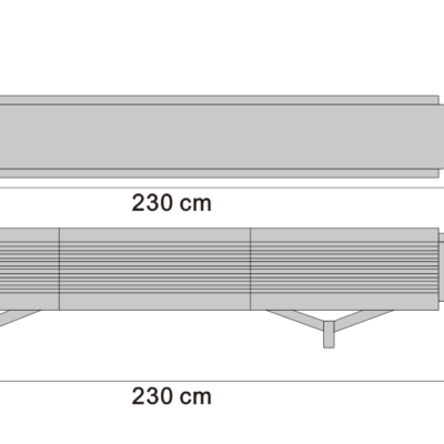 TV cabinet line art on white background