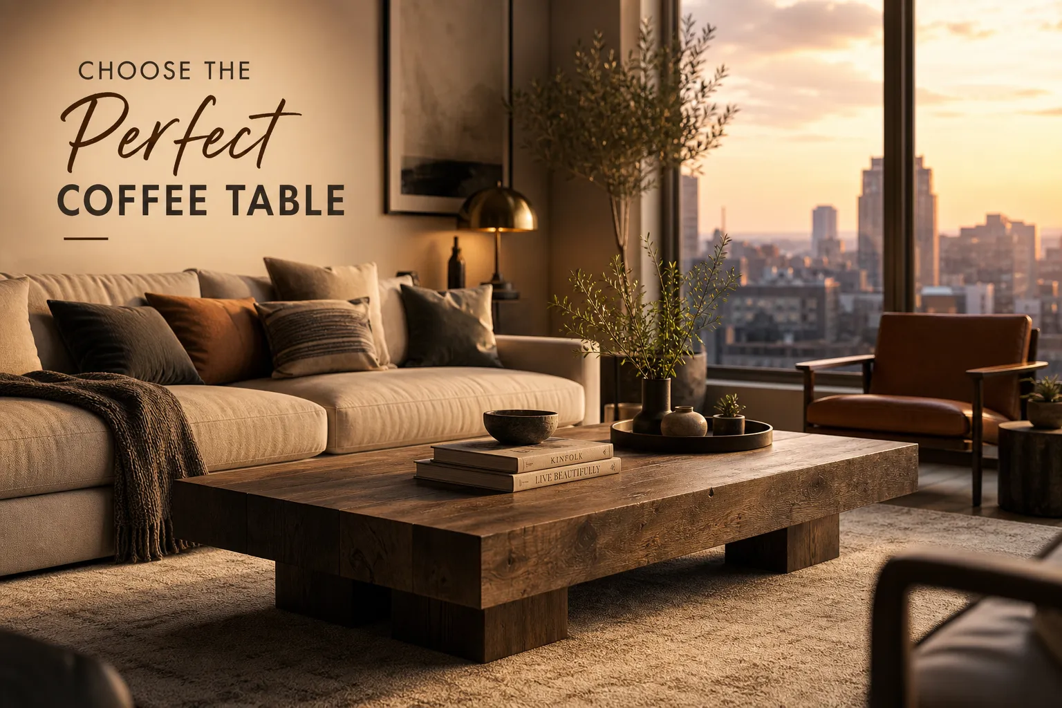 How do I choose a coffee table for my space