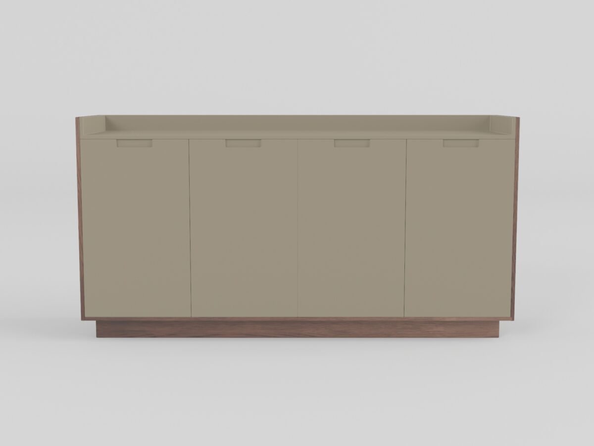 Sideboard in engineered board finish, front view