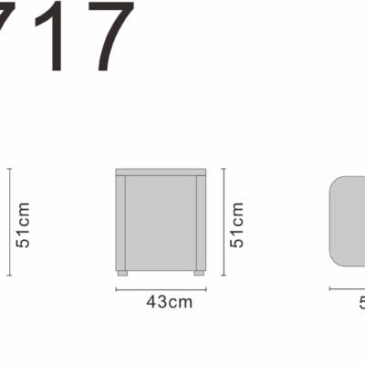 Bedside table line art on white background