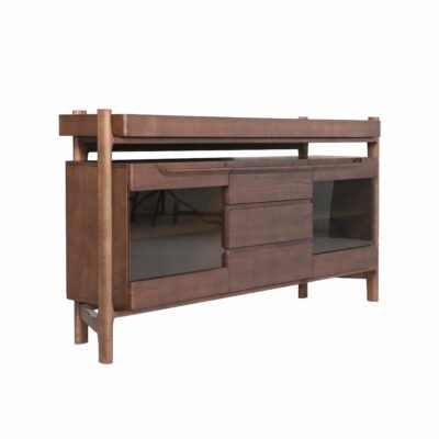 Sideboard in auspicious cloud finish, scene view three