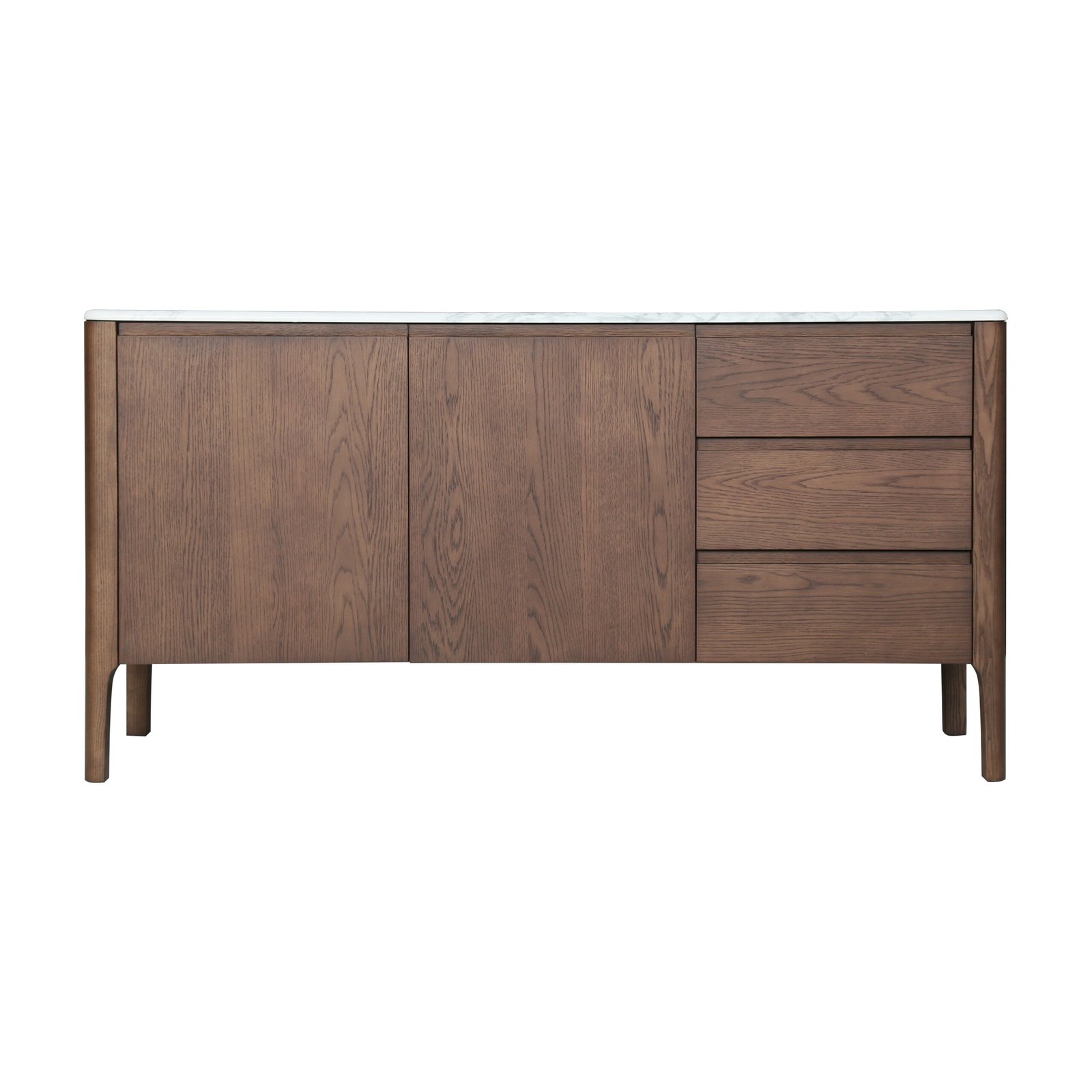 Sideboard in silver dusk grey, scene view one
