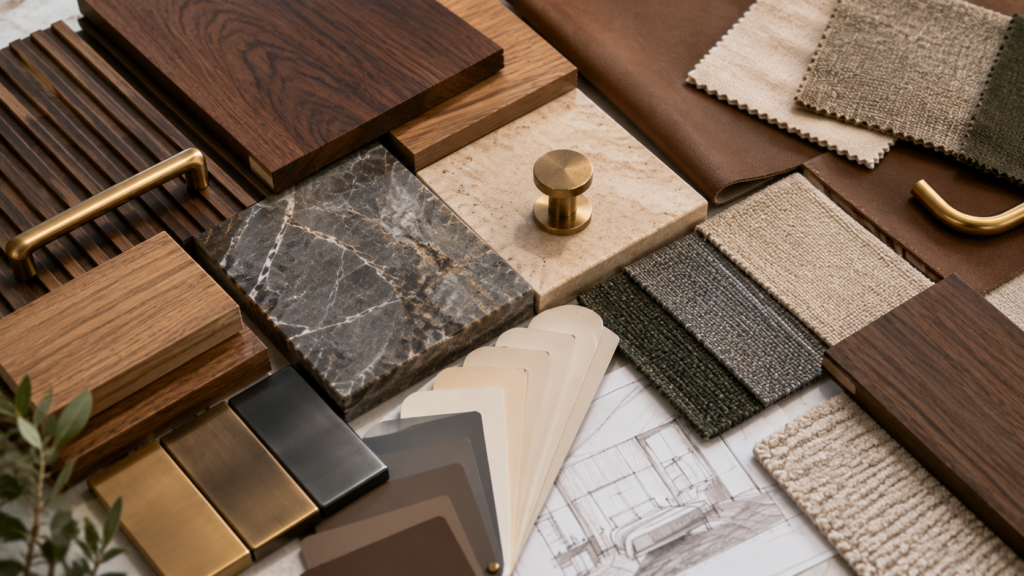 How to Source Hotel Furniture Directly from a Chinese Factory 3 Interior design material palette layout