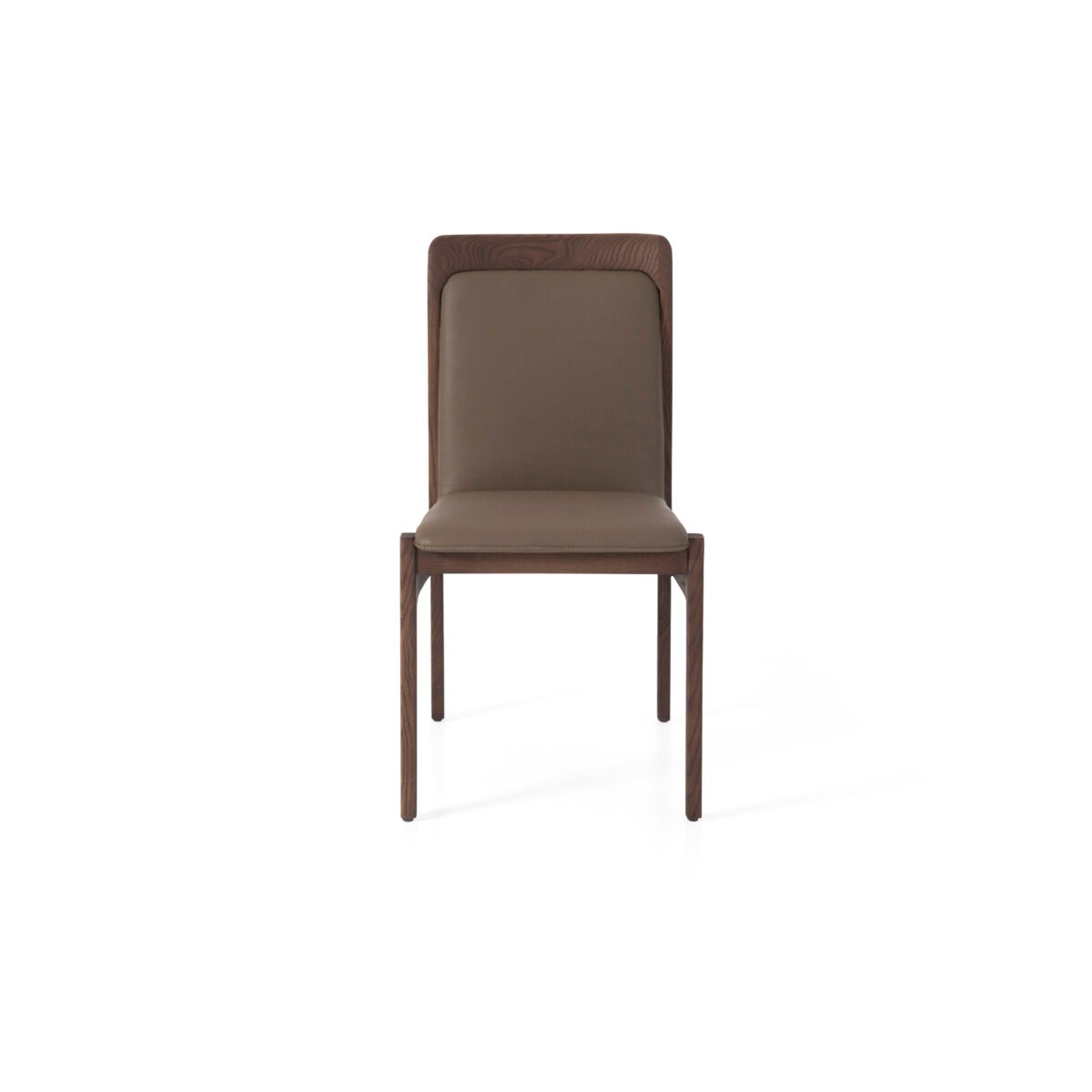 Dining chair in PU leather, scene view one