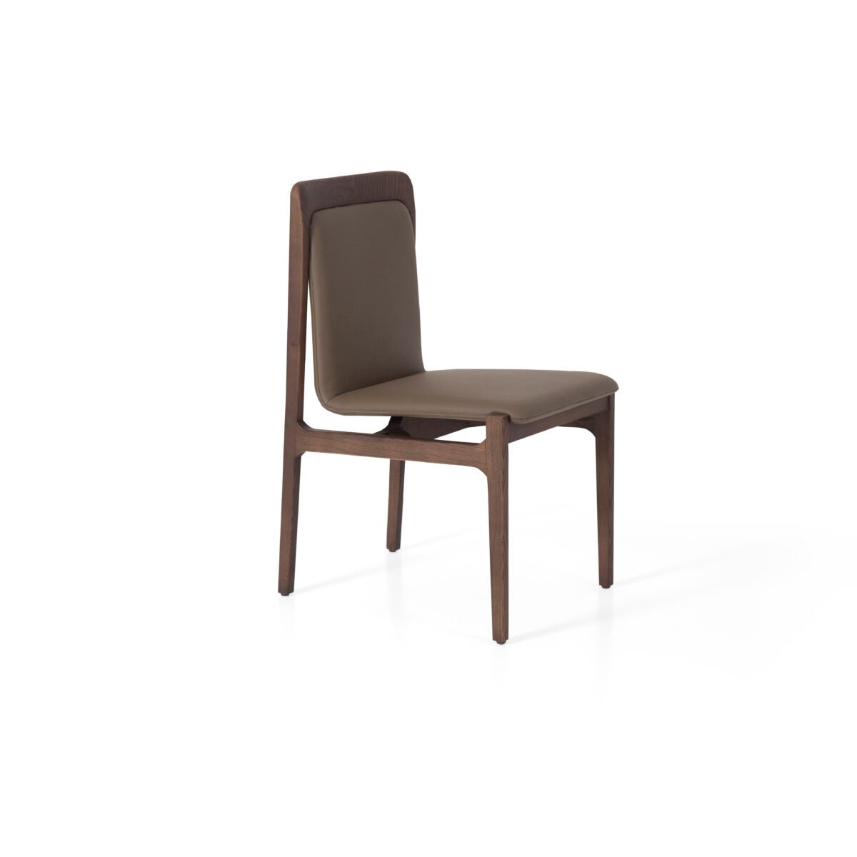 Dining chair in PU leather, scene view two