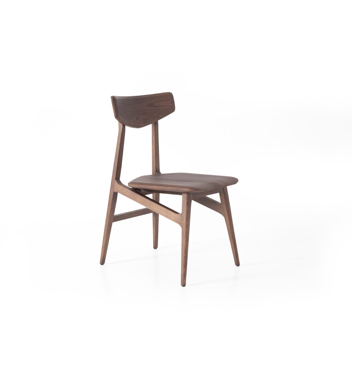 Dining chair in ash wood, scene view two