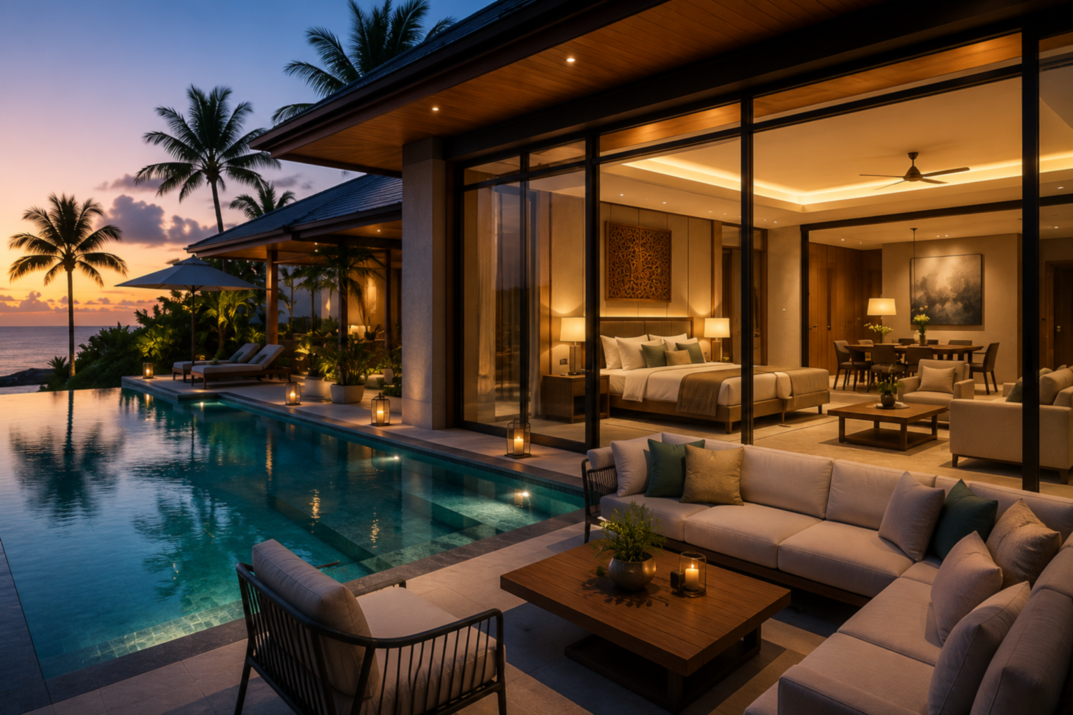 Modern Resort Villa Featuring Premium Hotel Furniture YMFurniture 1