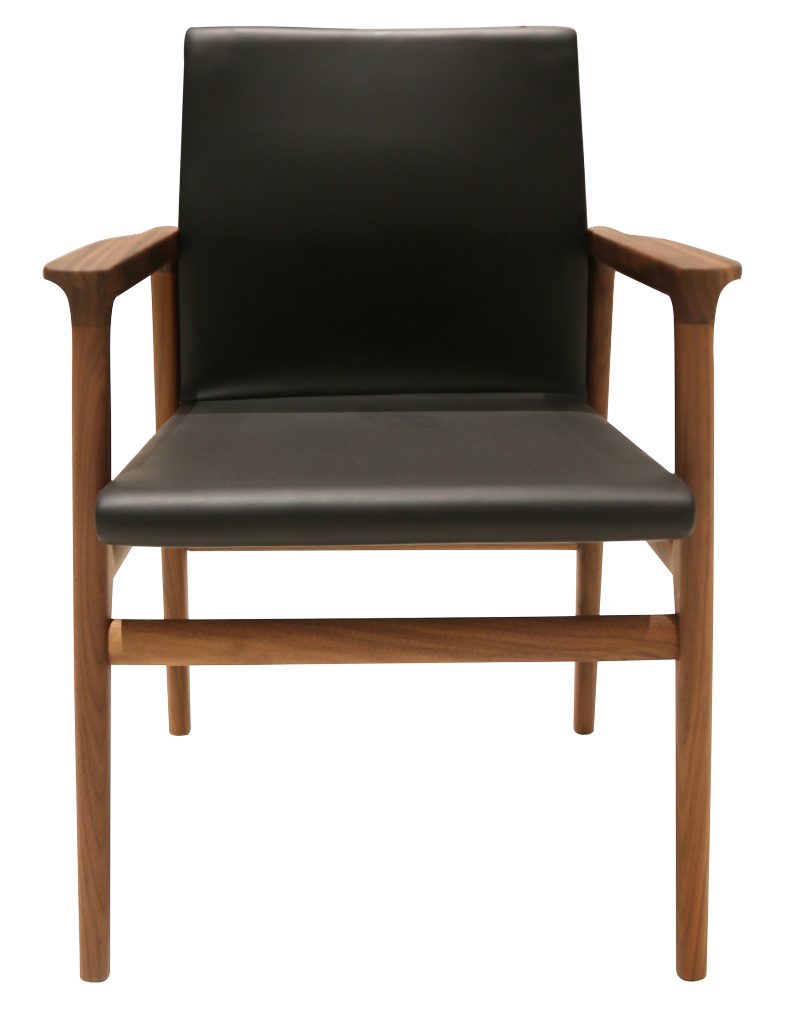 Wider round back dining chair, render view