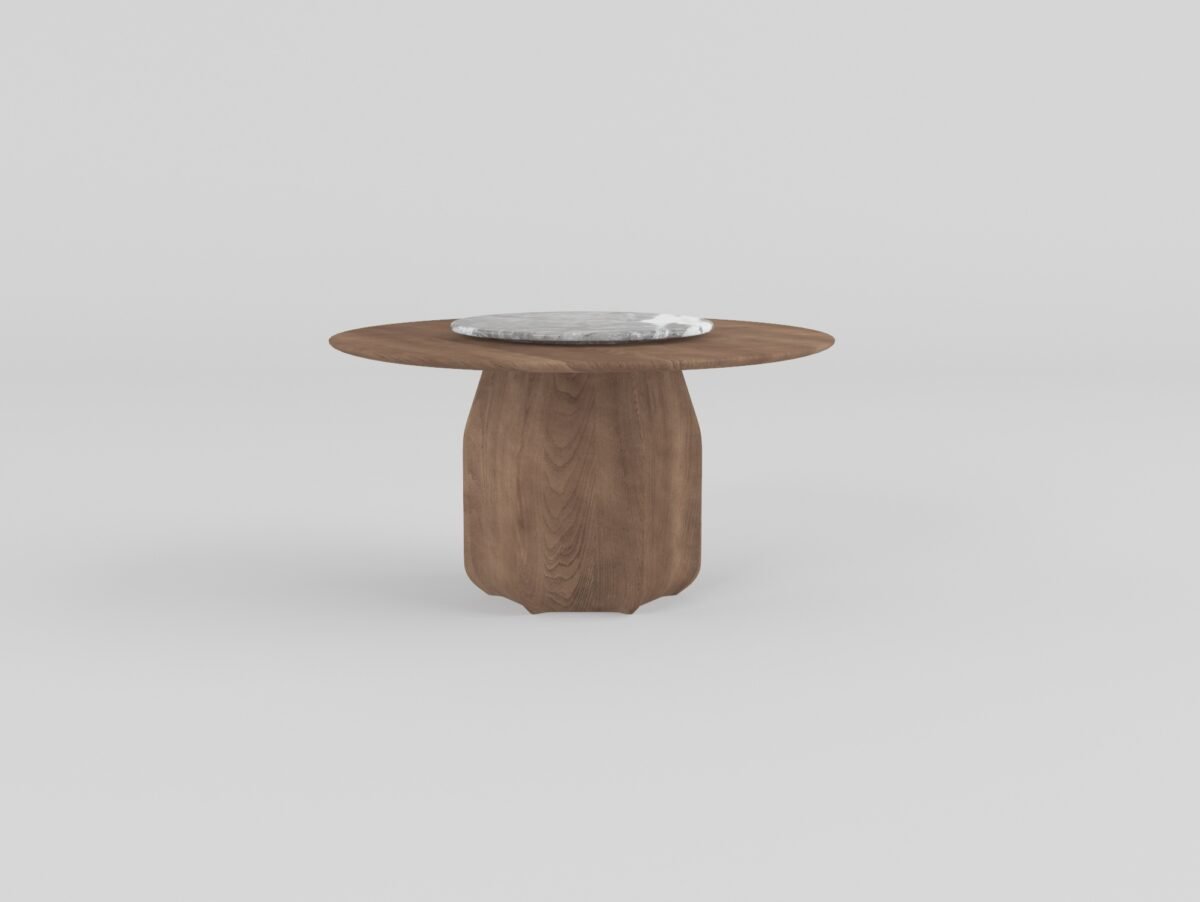 Z932B round dining table 135cm