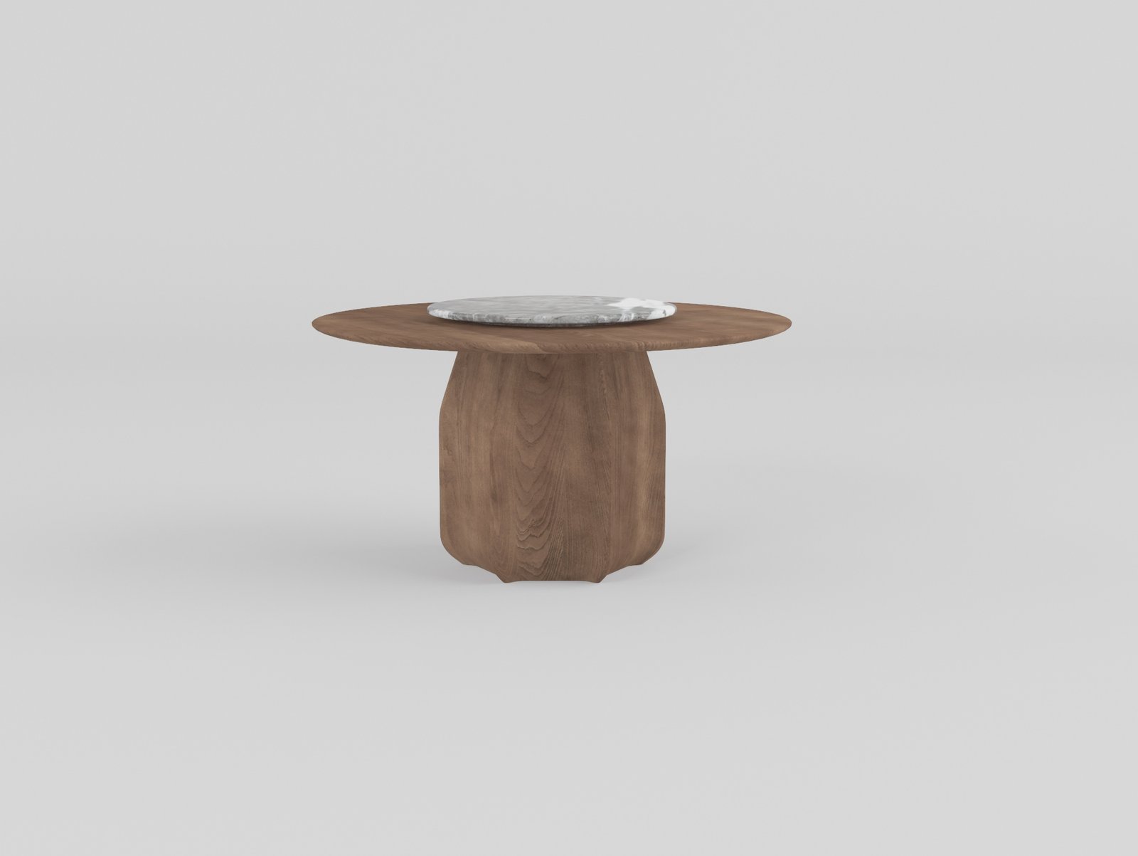 Z932B round dining table 135cm