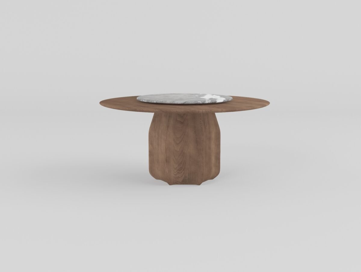 Z932B round dining table 150cm