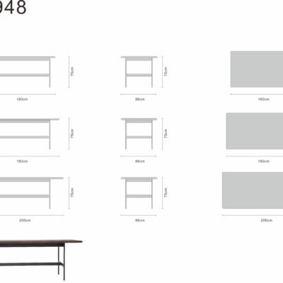 Dining table line art on white background