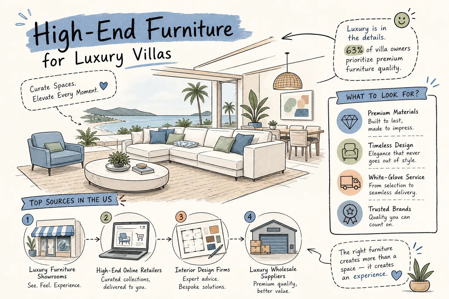 Luxury Villa Furniture in the US