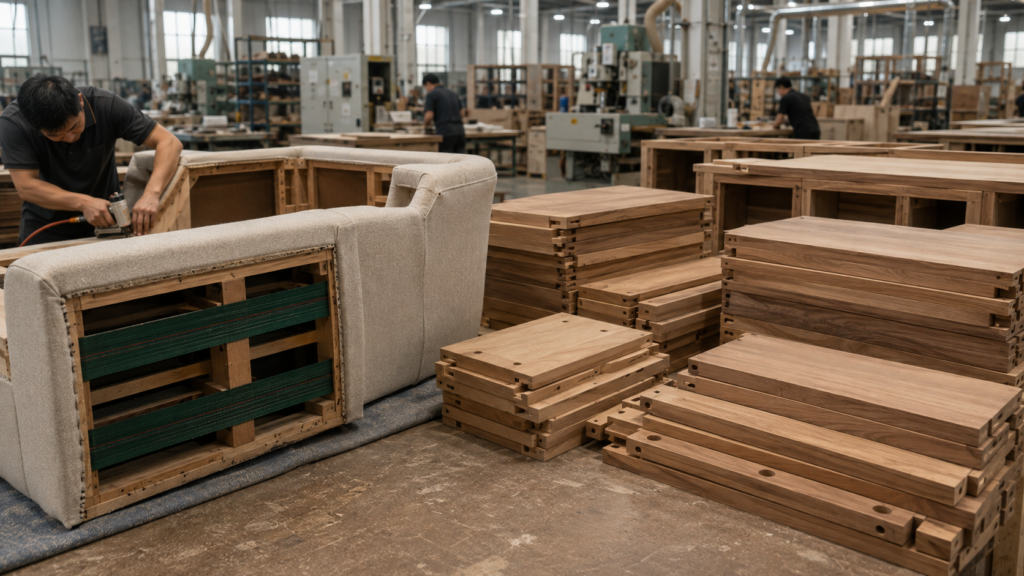 Hotel guest room furniture package demonstrating coordinated procurement for hospitality projects.