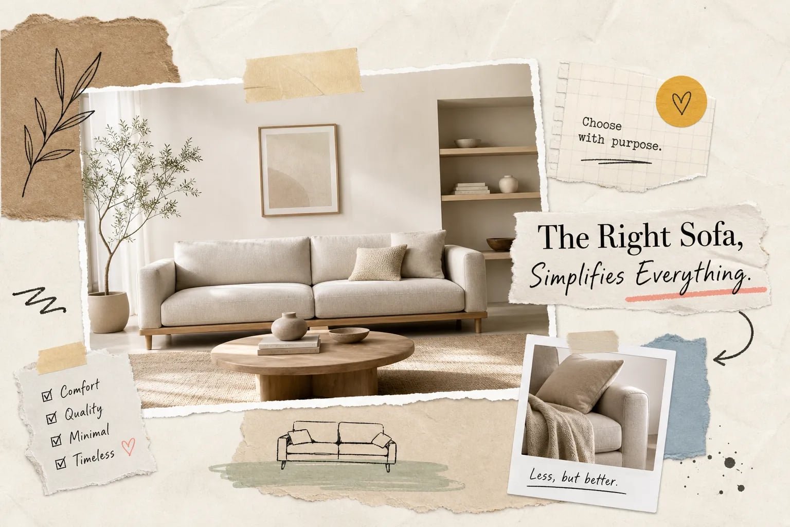 how to choose a sofa for a modern minimalist home 1789995898848