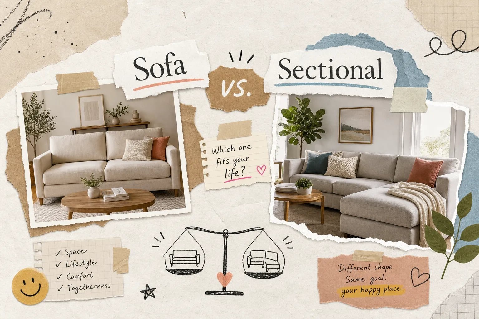 Sofa vs Sectional